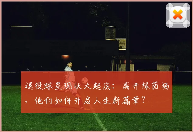 退役球星现状大起底：离开绿茵场，他们如何开启人生新篇章？